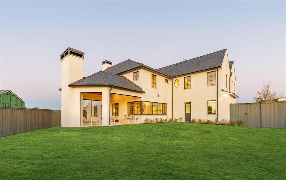 Exterior details and patio area of a home in , Frisco (Image 25).