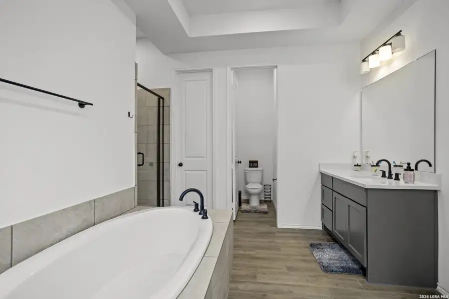 Furnished interior view inside a new home in Meadows of Mill Creek, Seguin (Image 7).