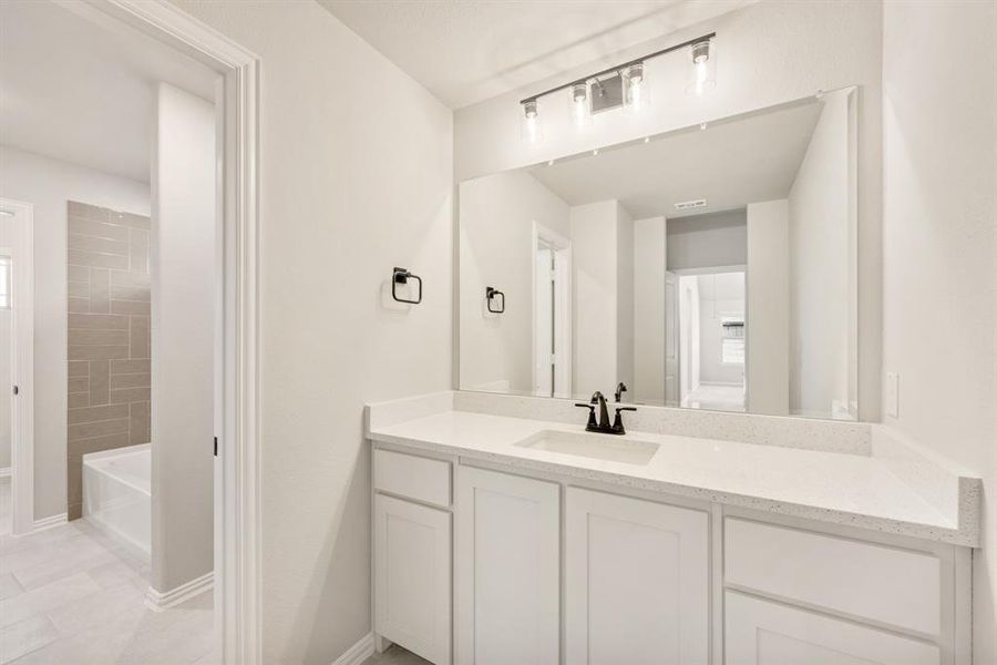 Furnished interior view inside a new home in Creekview Meadows, Pilot Point (Image 12). Furnished interior view inside a new home in Creekview Meadows, Pilot Point (Image 12).