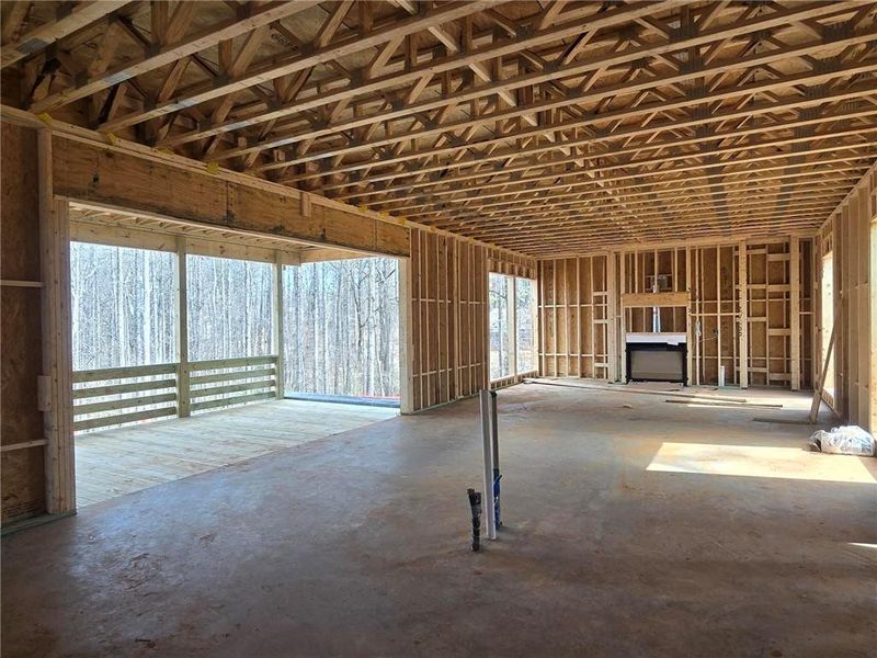 In-progress construction of a new home in Aster, Roswell, GA (Image 44).