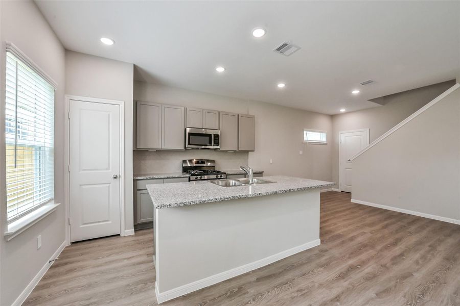 Furnished interior view inside a new home in , Houston (Image 15).