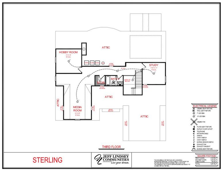 2D floor plan layout for the Sterling A by Jeff Lindsey Communities in Lamar Farms, Newnan, GA (Image 2). 2D floor plan layout for the Sterling A by Jeff Lindsey Communities in Lamar Farms, Newnan, GA (Image 2).