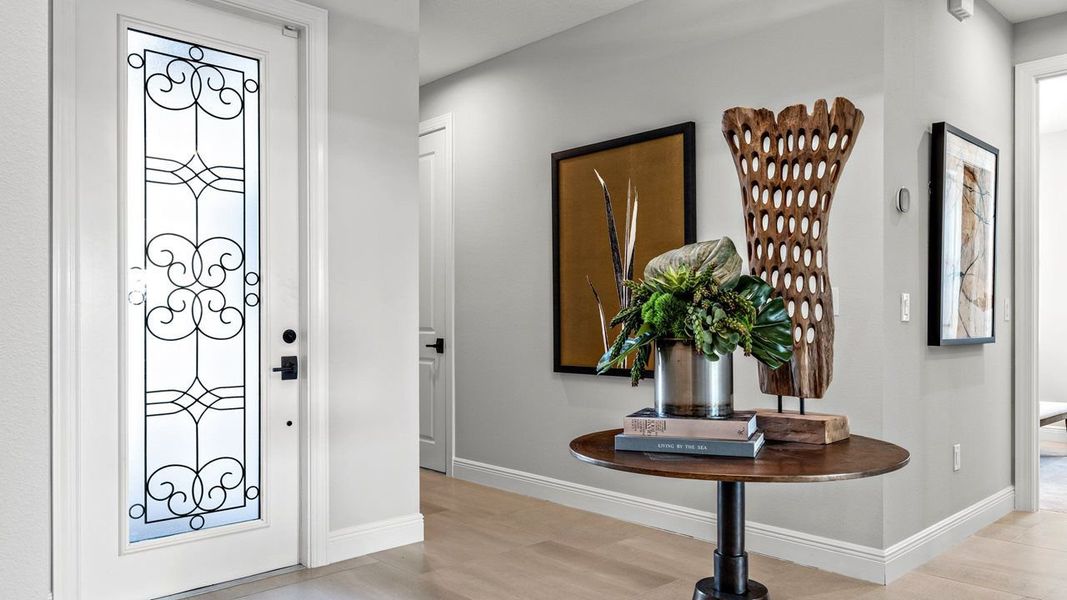 Entry - Model shown is from sister community