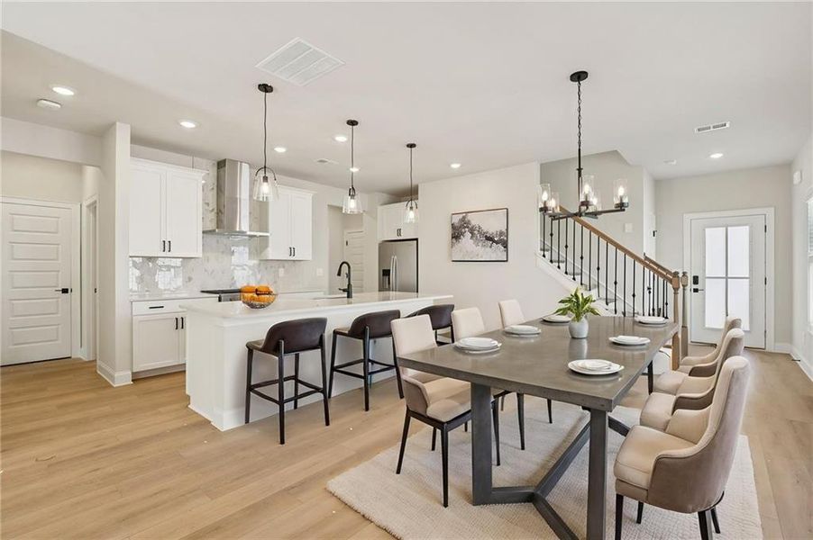 Furnished interior view inside a new home in Hemingway - Reserve Series, Cumming (Image 7).