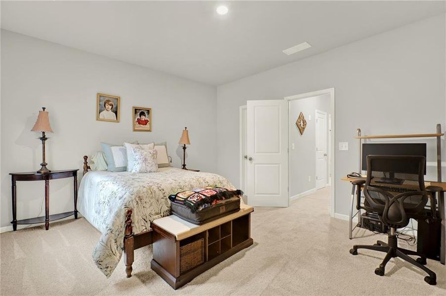 Furnished interior view inside a new home in , Flowery Branch (Image 38).