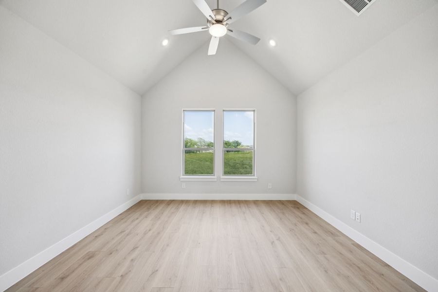 Representative unfurnished interior of a home built from the Verona by Centre Living Homes in Ellis Ranch Estates, Waxahachie (Image 26). Representative unfurnished interior of a home built from the Verona by Centre Living Homes in Ellis Ranch Estates, Waxahachie (Image 26).