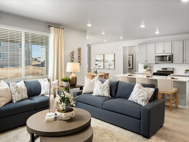 The Granby image modeled at a Meritage Homes community in Falcon, CO