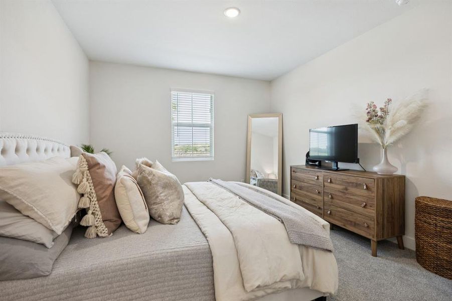 Furnished interior view inside a new home in , Fate (Image 19).