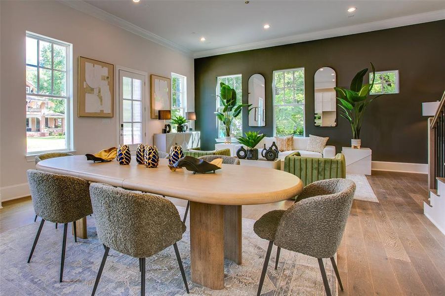 Furnished interior view inside a new home in , Plano (Image 15).