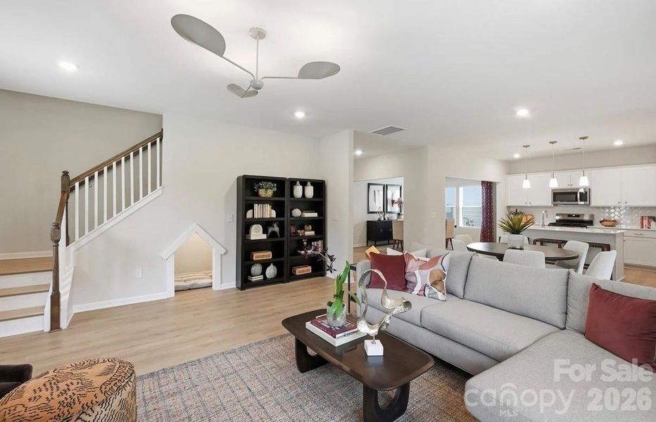 Furnished interior view inside a new home in Clairmont, Charlotte (Image 14).