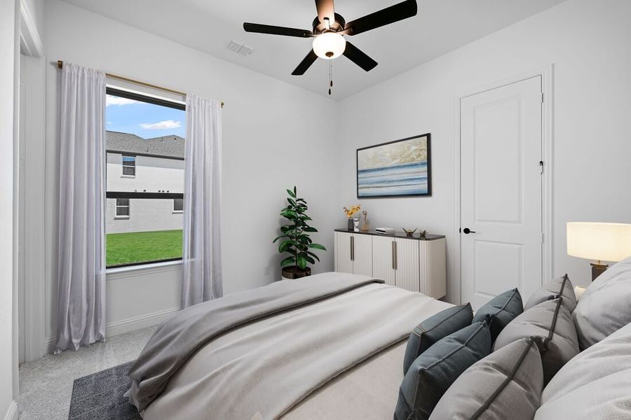 Representative furnished interior of a home built from the Pearl by Taylor Morrison in The Ridge at Northlake, Argyle (Image 13).