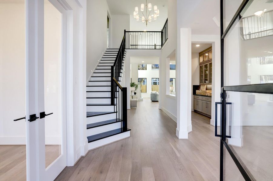 Example of builder's prior work. Similar floor plan