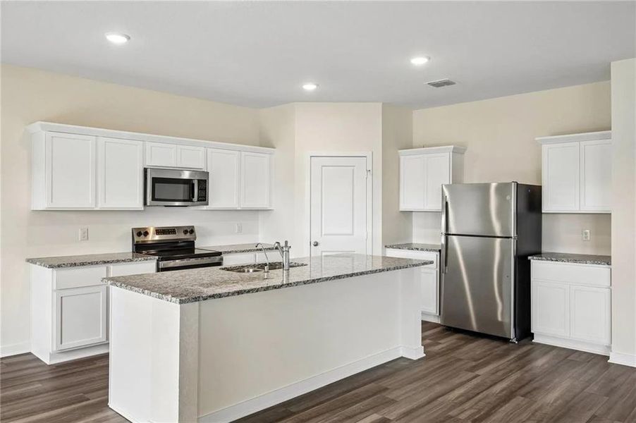 Furnished interior view inside a new home in Mt. Tabor Ridge, Dallas (Image 7).