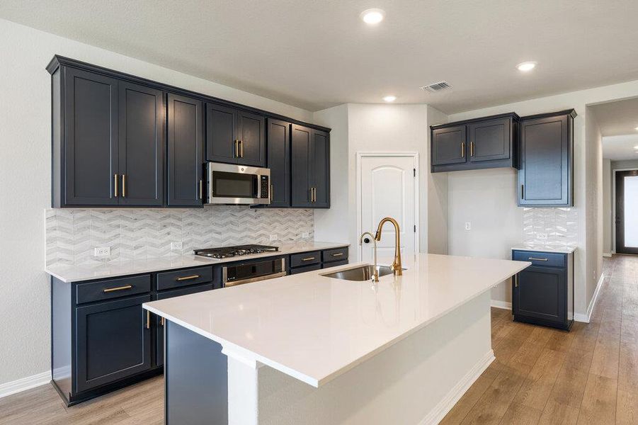 Furnished interior view inside a new home in Berry Creek Highlands, Georgetown (Image 16). Furnished interior view inside a new home in Berry Creek Highlands, Georgetown (Image 16).