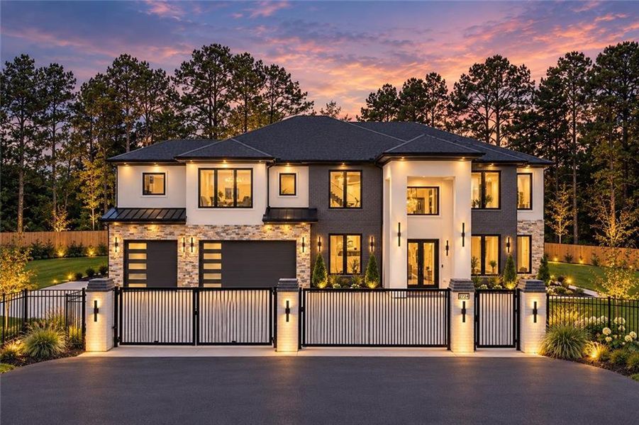 Front exterior of a new home in , Buford, GA, highlighting curb appeal (Image 27).