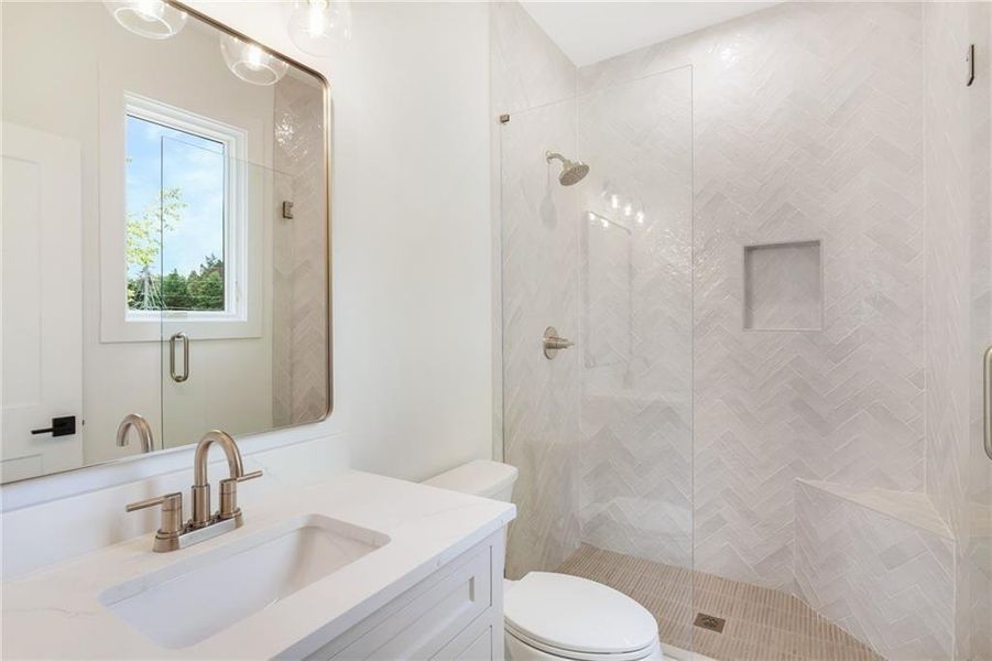 Furnished interior view inside a new home in , Alpharetta (Image 18).