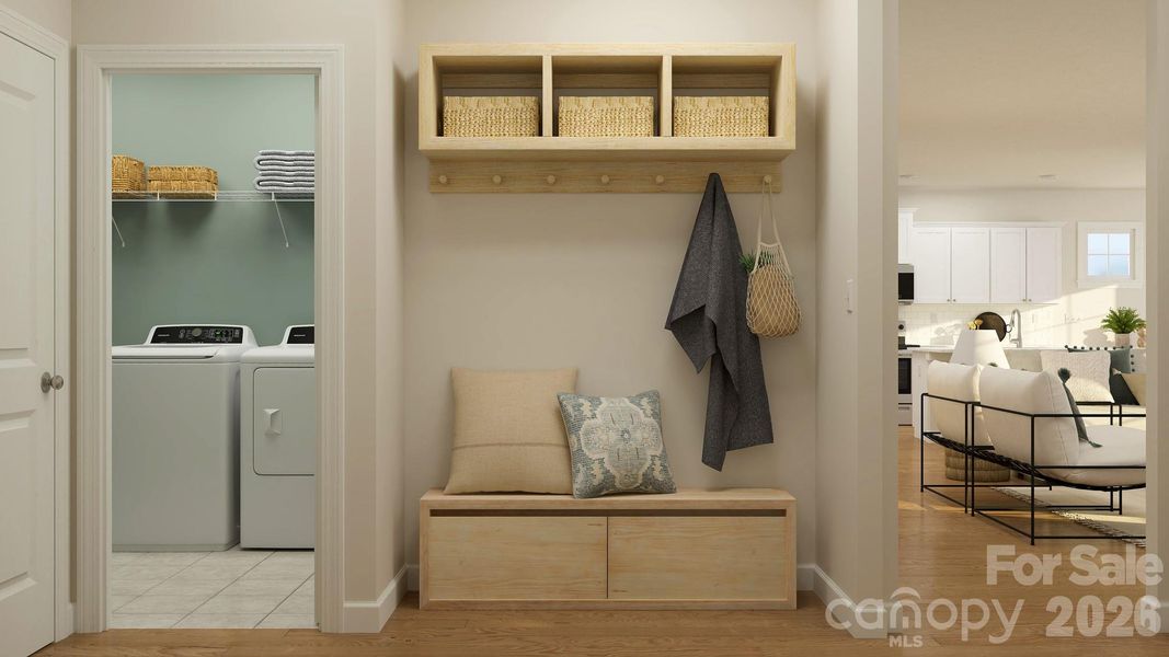 Furnished interior view inside a new home in Harris Mill, Indian Land (Image 10).