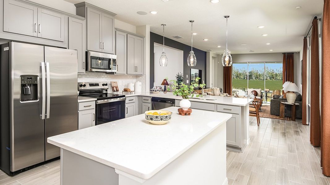 Representative furnished interior of a home built from the Saint Vincent by Taylor Morrison in Hillcrest, San Antonio (Image 3).