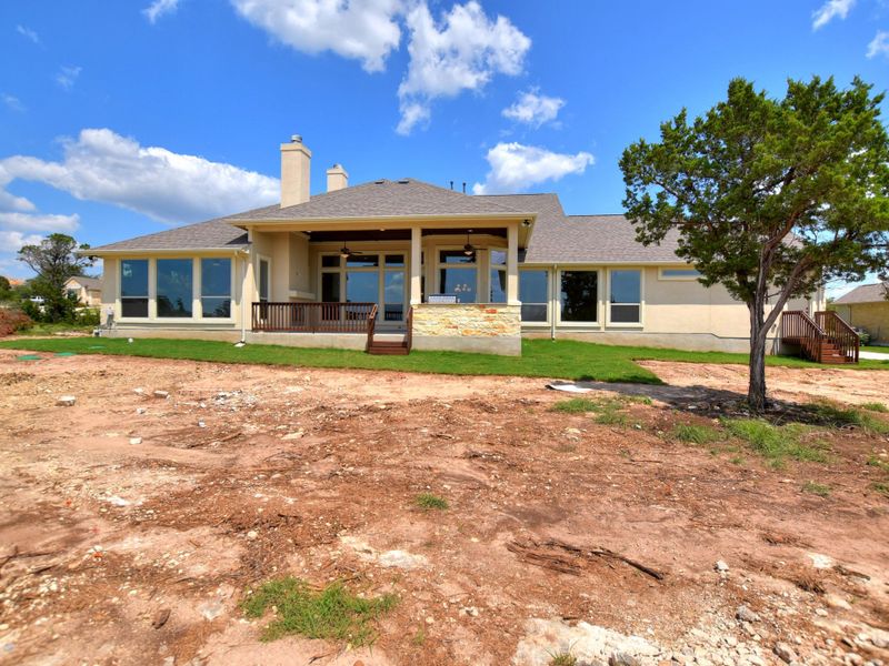 Representative exterior details of a home built from the San Simeon II by Giddens Homes in Clearwater Ranch, Liberty Hill (Image 50).