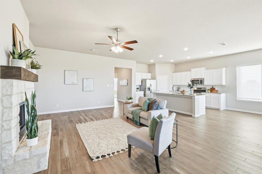 Furnished interior view inside a new home in , Decatur (Image 32). Furnished interior view inside a new home in , Decatur (Image 32).