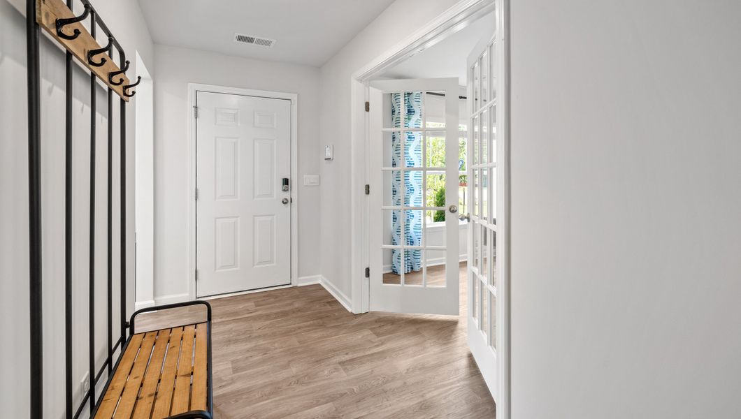 Representative unfurnished interior of a home built from the Hayden by D.R. Horton in Lakestone, Woodruff (Image 20).