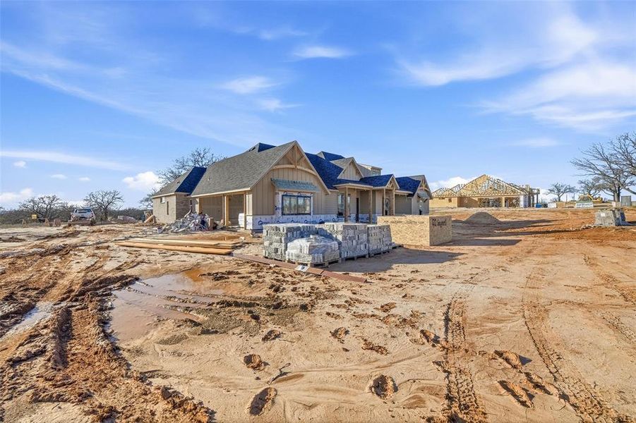In-progress construction of a new home in , Decatur, TX (Image 8).