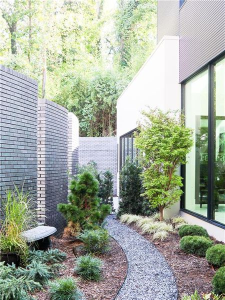 Exterior details and patio area of a home in , Atlanta (Image 48). Exterior details and patio area of a home in , Atlanta (Image 48).