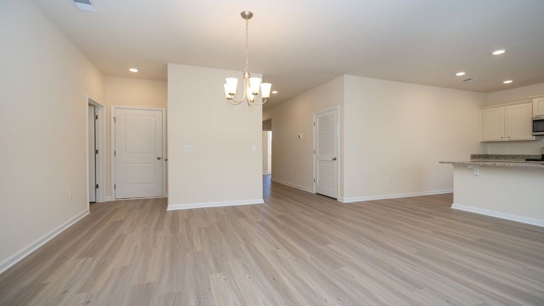 Representative unfurnished interior of a home built from the KERRY by D.R. Horton in The Reserve at Wild Horse, Conway (Image 24).