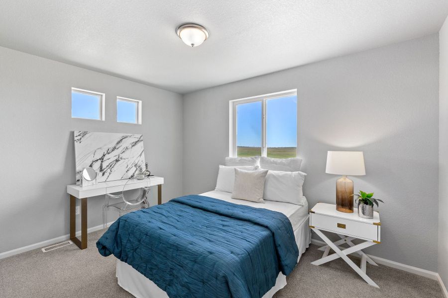Furnished interior view inside a new home in Green Valley Ranch, Aurora (Image 29).
