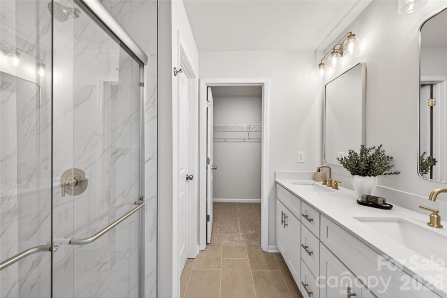 Furnished interior view inside a new home in , Charlotte (Image 12). Furnished interior view inside a new home in , Charlotte (Image 12).