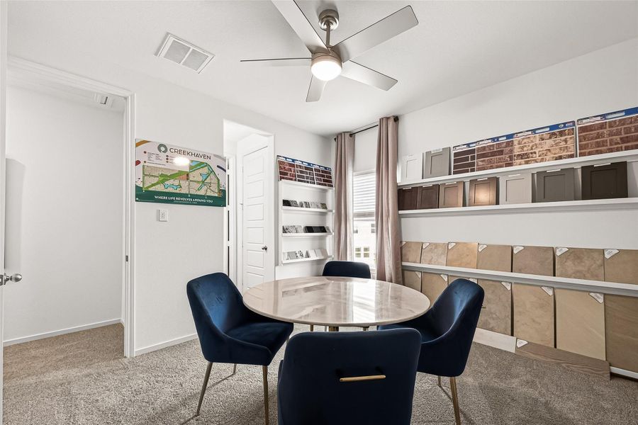 Furnished interior view inside a new home in , Iowa Colony (Image 16). Furnished interior view inside a new home in , Iowa Colony (Image 16).