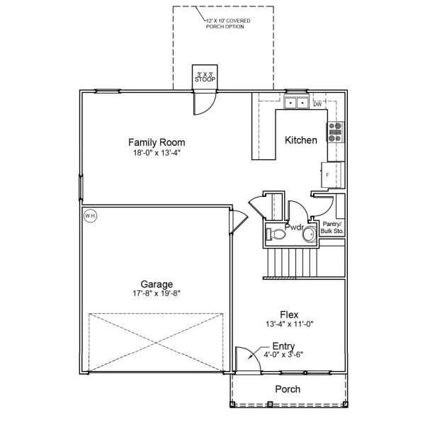 2D floor plan layout for the Guilford - Genesis Value Collection by Mungo Homes in Braxton Place, Moore, SC (Image 3). 2D floor plan layout for the Guilford - Genesis Value Collection by Mungo Homes in Braxton Place, Moore, SC (Image 3).