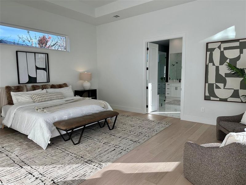 Furnished interior view inside a new home in , Dallas (Image 6).