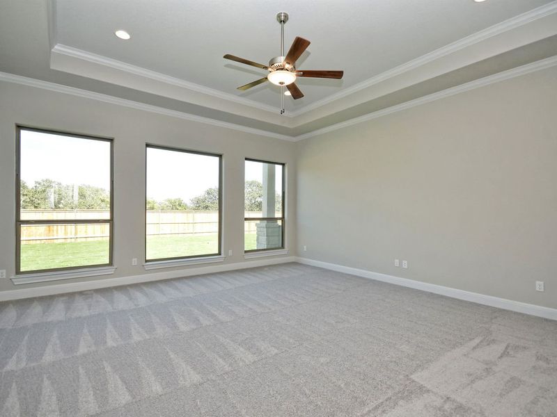 Representative unfurnished interior of a home built from the Siena III by Giddens Homes in Clearwater Ranch, Liberty Hill (Image 203).