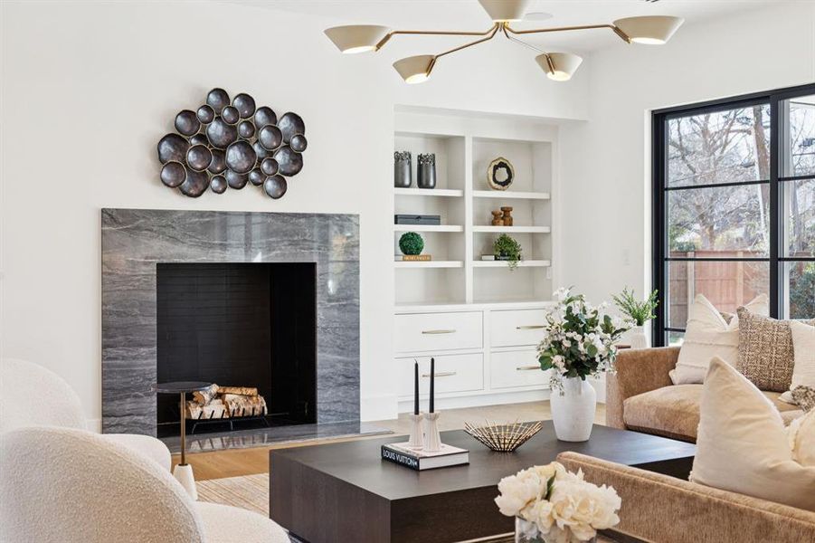 Furnished interior view inside a new home in , Dallas (Image 12).