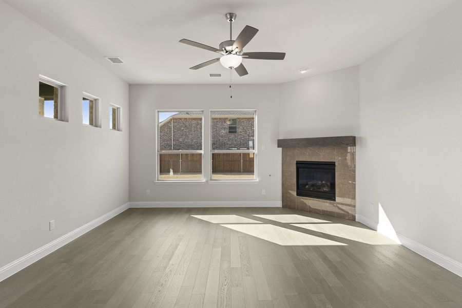 Representative unfurnished interior of a home built from the Kerrville by Windsor Homes in Anna Town Square, Anna (Image 21).