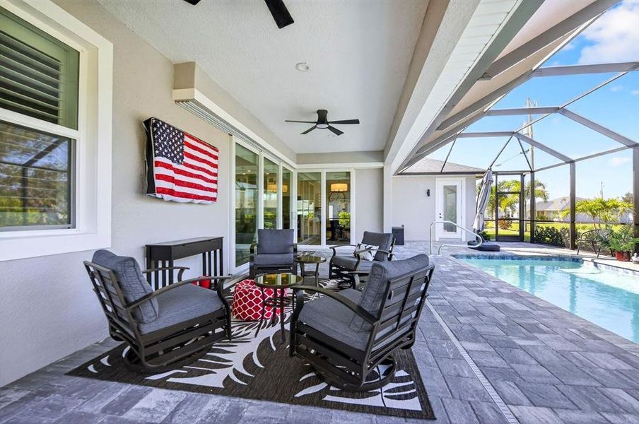 Exterior details and patio area of a home in , Punta Gorda (Image 3).