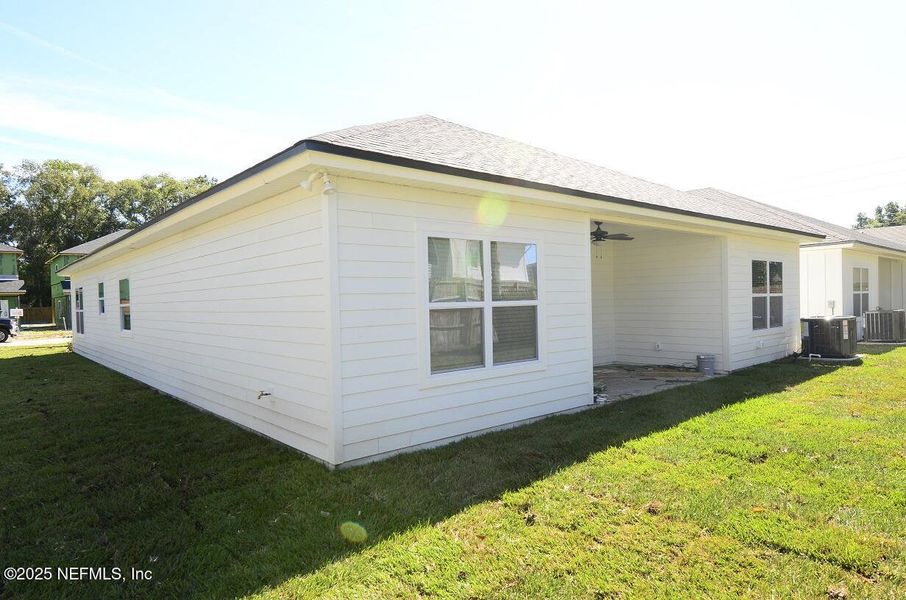 Exterior details and patio area of a home in , Jacksonville (Image 3). Exterior details and patio area of a home in , Jacksonville (Image 3).
