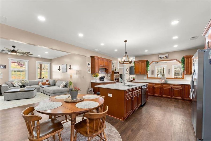 Furnished interior view inside a new home in , Demorest (Image 6).