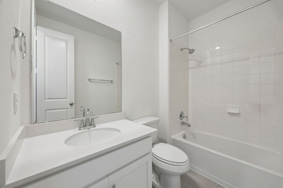 Furnished interior view inside a new home in Austin Point, Richmond (Image 9).