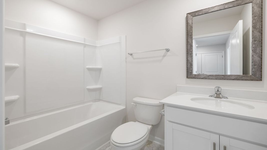 Furnished interior view inside a new home in Brookside Ridge Townhomes, Greer (Image 12).