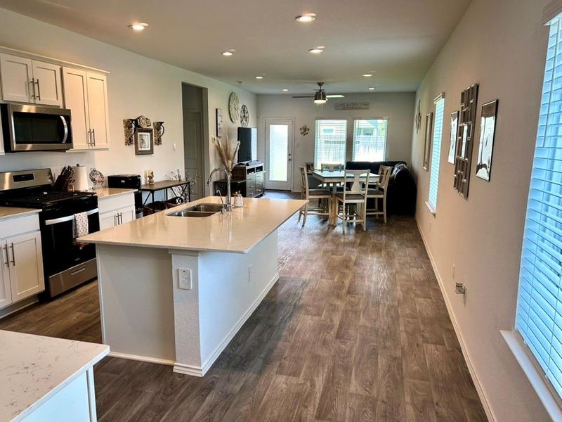 Furnished interior view inside a new home in Enclave at Dobbin, Magnolia (Image 15).