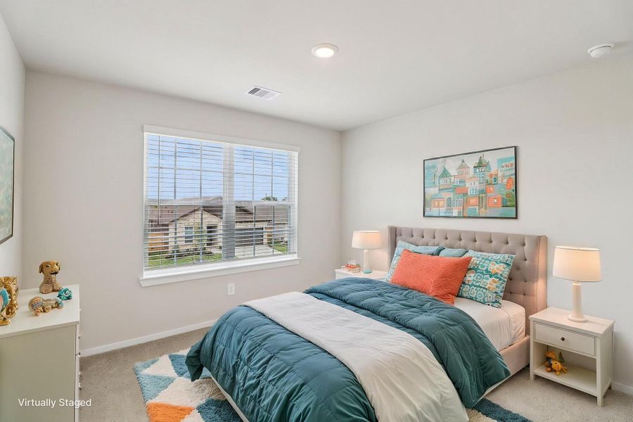 Furnished interior view inside a new home in Pine Lake Cove - Premier Series, Montgomery (Image 9).