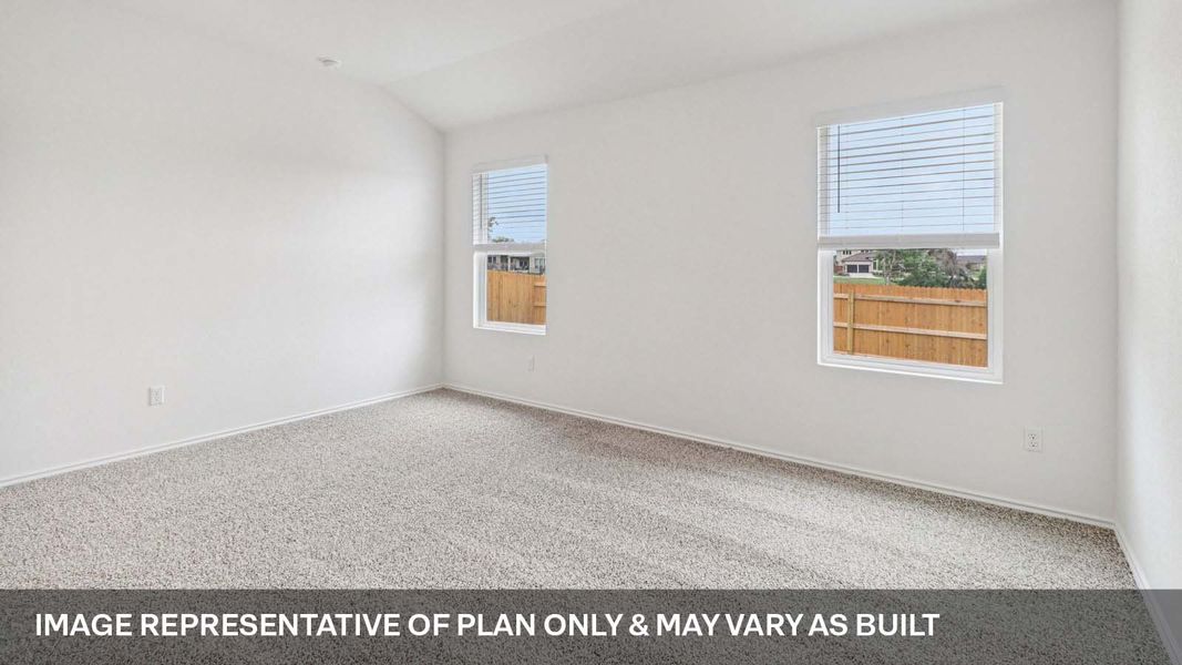 Representative unfurnished interior of a home built from the The Easton by D.R. Horton in Valverde, Bastrop (Image 16).