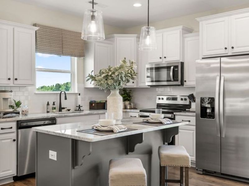 Representative furnished interior of a home built from the Somerset by True Homes in Swaim Meadows, Winston-Salem (Image 4).