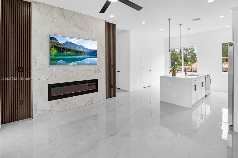 Furnished interior view inside a new home in , Lehigh Acres (Image 5). Furnished interior view inside a new home in , Lehigh Acres (Image 5).