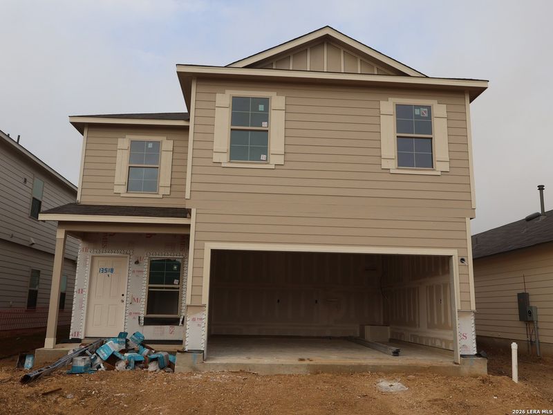 In-progress construction of a new home in Winding Brook, San Antonio, TX (Image 21).
