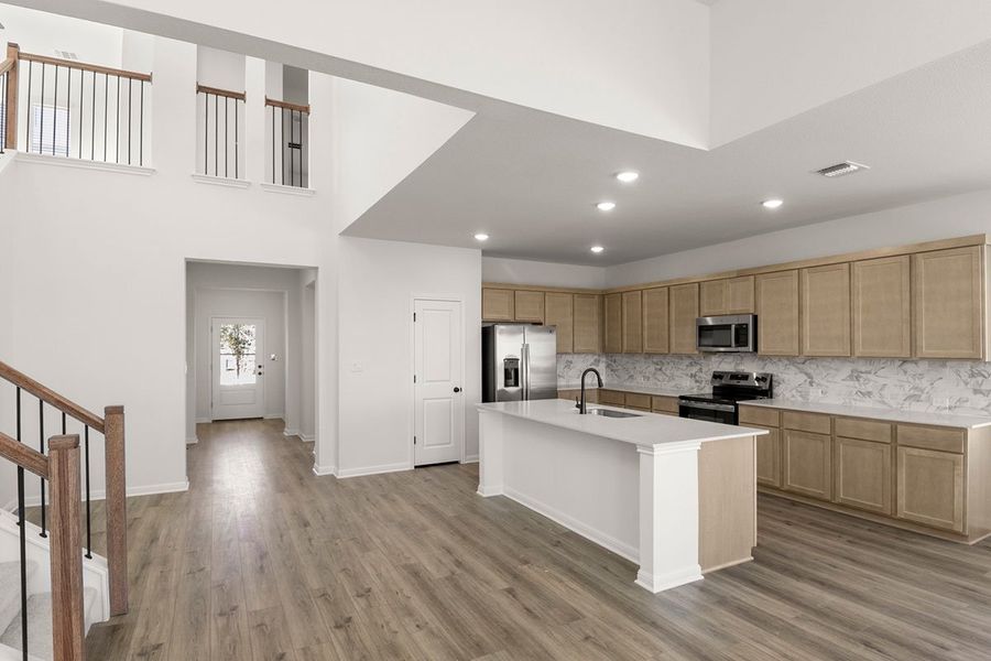 Representative furnished interior of a home built from the Dormer by Pacesetter Homes in Orchard Ridge, Liberty Hill (Image 7).
