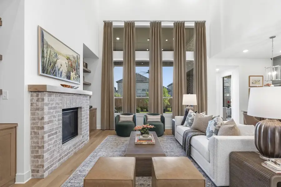 Representative Family Room - some options shown