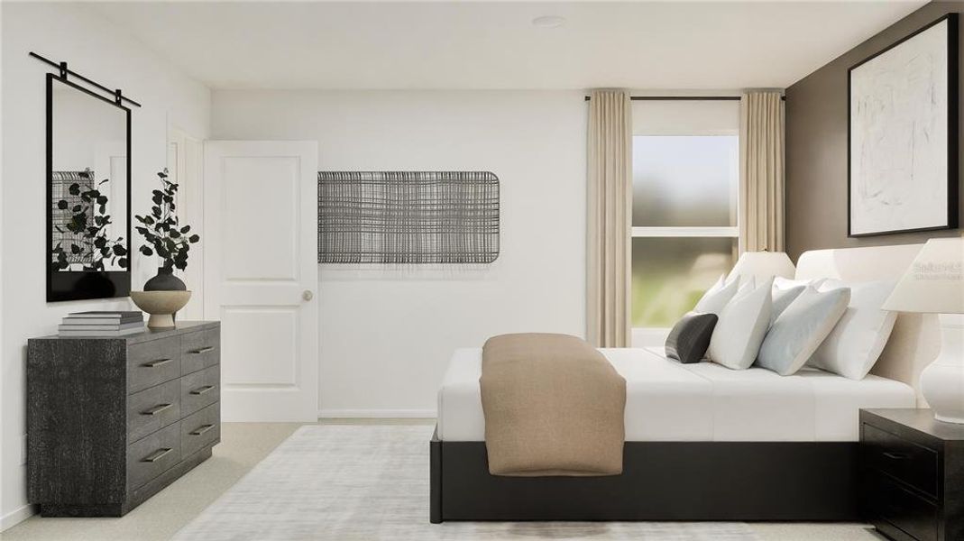 Furnished interior view inside a new home in Westview, Kissimmee (Image 21).